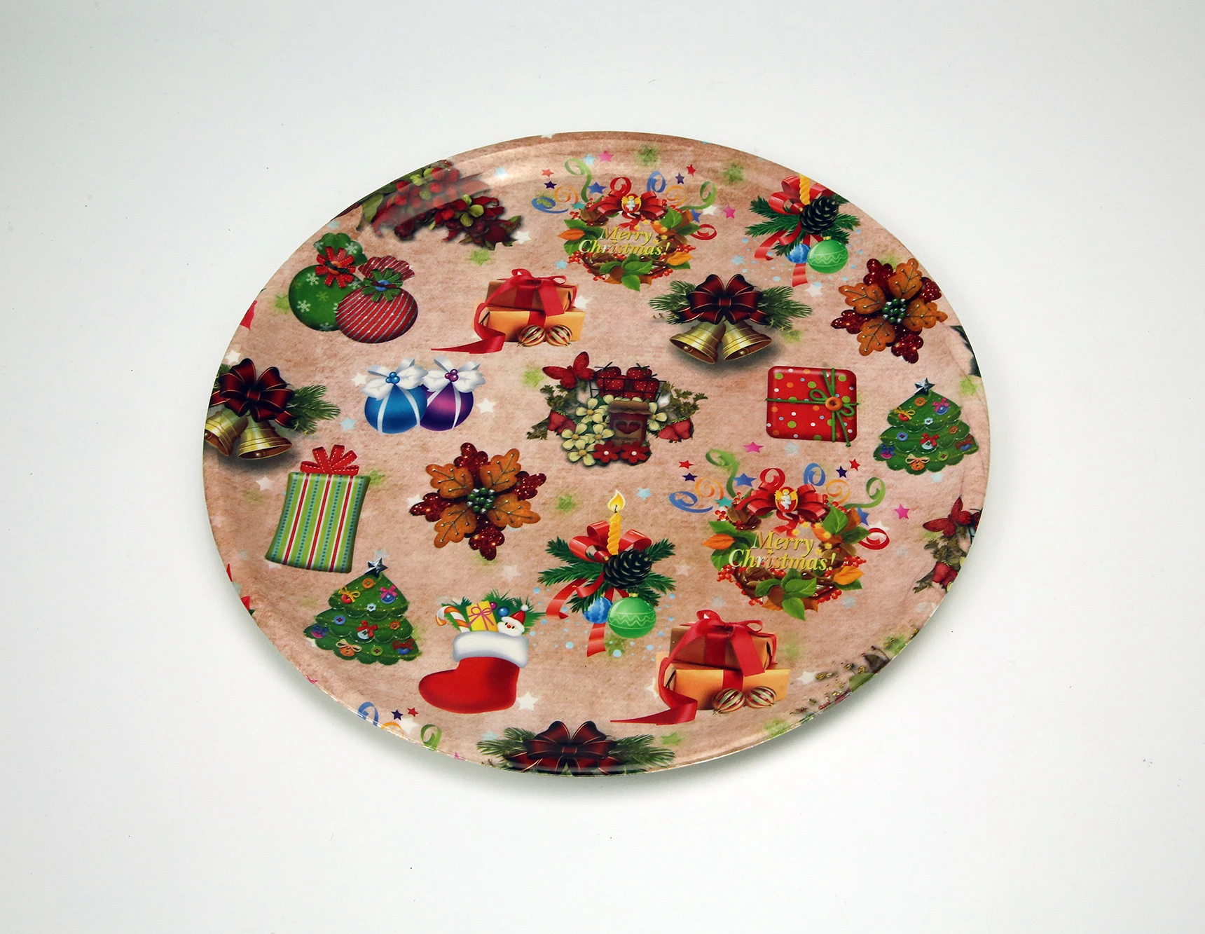 Высококачественная позолоченная пластина 22/33 см/круглая пластина/dinnerplate