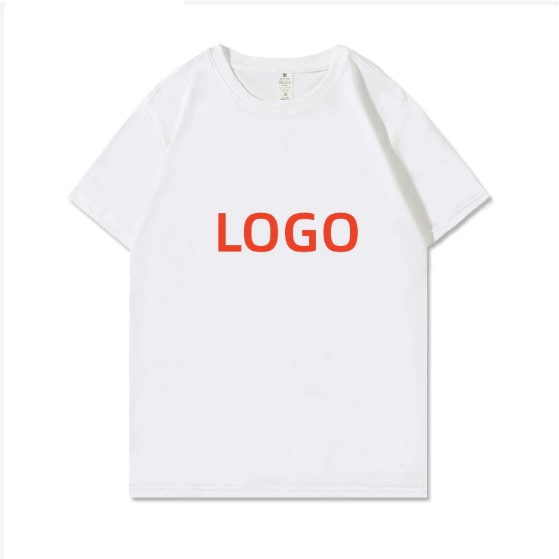 High Quality 180-250 Gsm 100% Cotton Manufacturer Custom Logo Embroidery Blank Men Gym T Shirts Unisex
