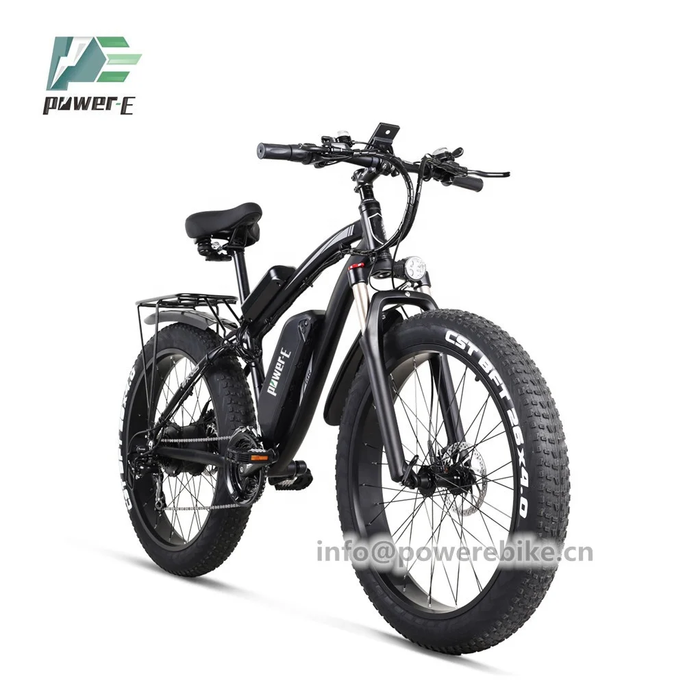 26-дюймовый большой мощности 48V 750W Электрический горный велосипед ребёнка ройялас 48V 17Ah батареи по заводским ценам мотовелосипед с шинами широкого диаметра