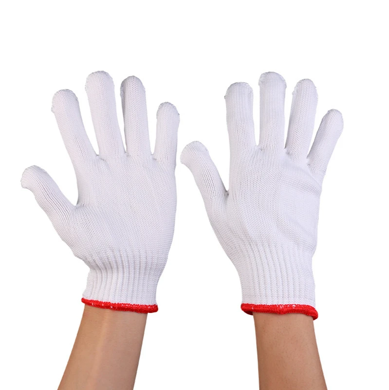 Superior Grip Power Industrial Latex Rubber Hand mittens 5 Thread Cotton Latex Palm Dipped Non-skid Garden Mittens