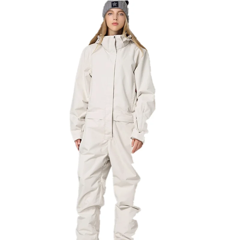 
Women One Pieces Jumpsuits Coveralls Winter Outdoor Waterproof Snowsuits for Snow suit Racing Sports Ski Suits 