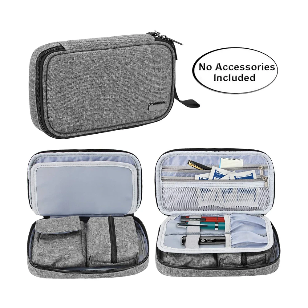 Amazon Hot Selling Cooler Case Storage Diabetic Travel Bag for Glucose Meter and Other Diabetic Supplies