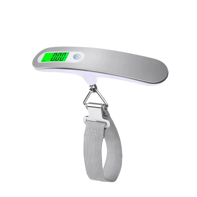 New Mini Electronic Hanging Baggage Scale Digital Weighing Scale Digital Display ABS + Stainless Steel Backlit LCD Display
