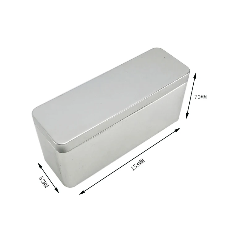 Прямоугольные металлические жестяные коробки с принтом для печенья, орехов, шоколадного чая