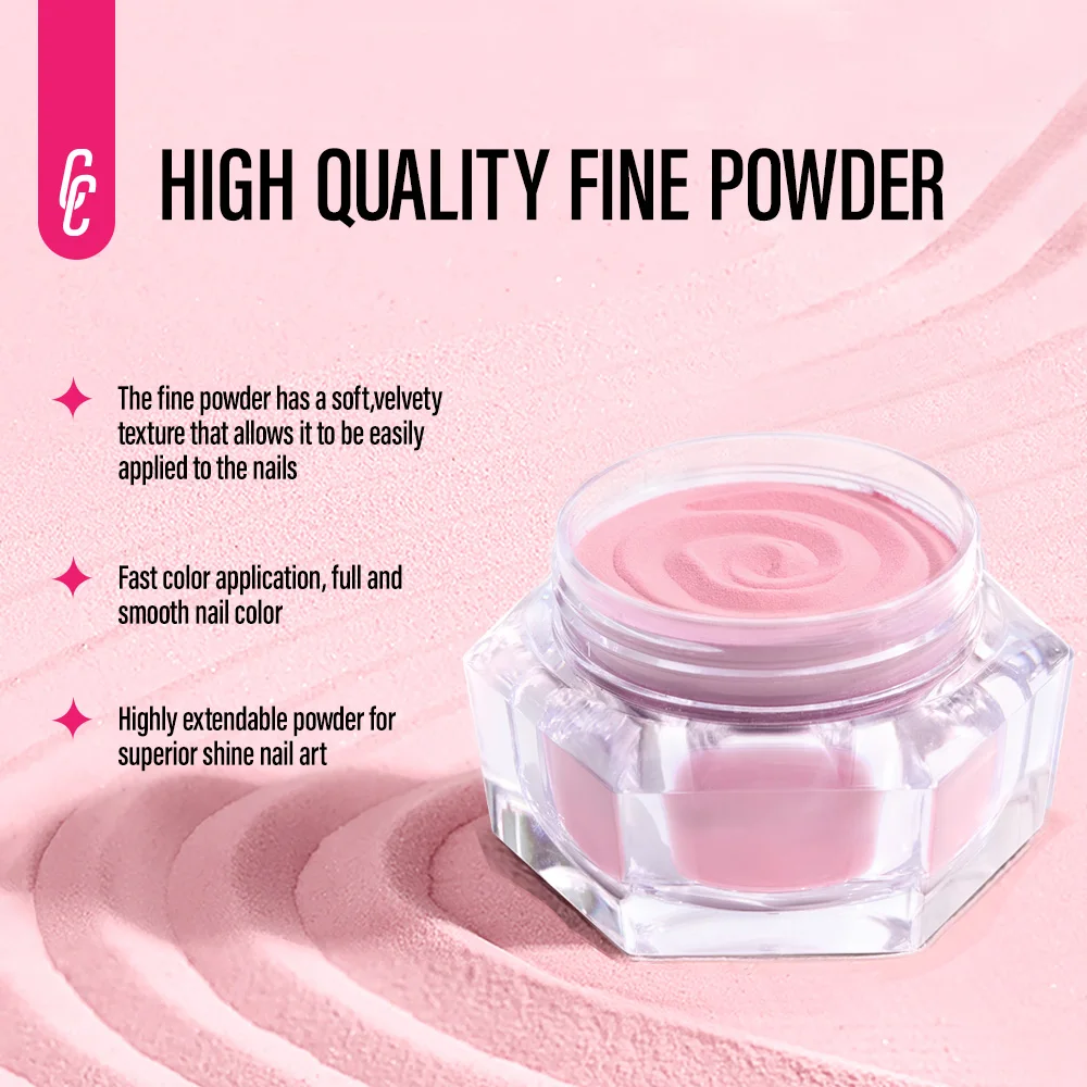 Custom Logo Nail Art Color Pop Acrylic Powder Diamond Dipping Powder Nail Supplies Dipping Powder