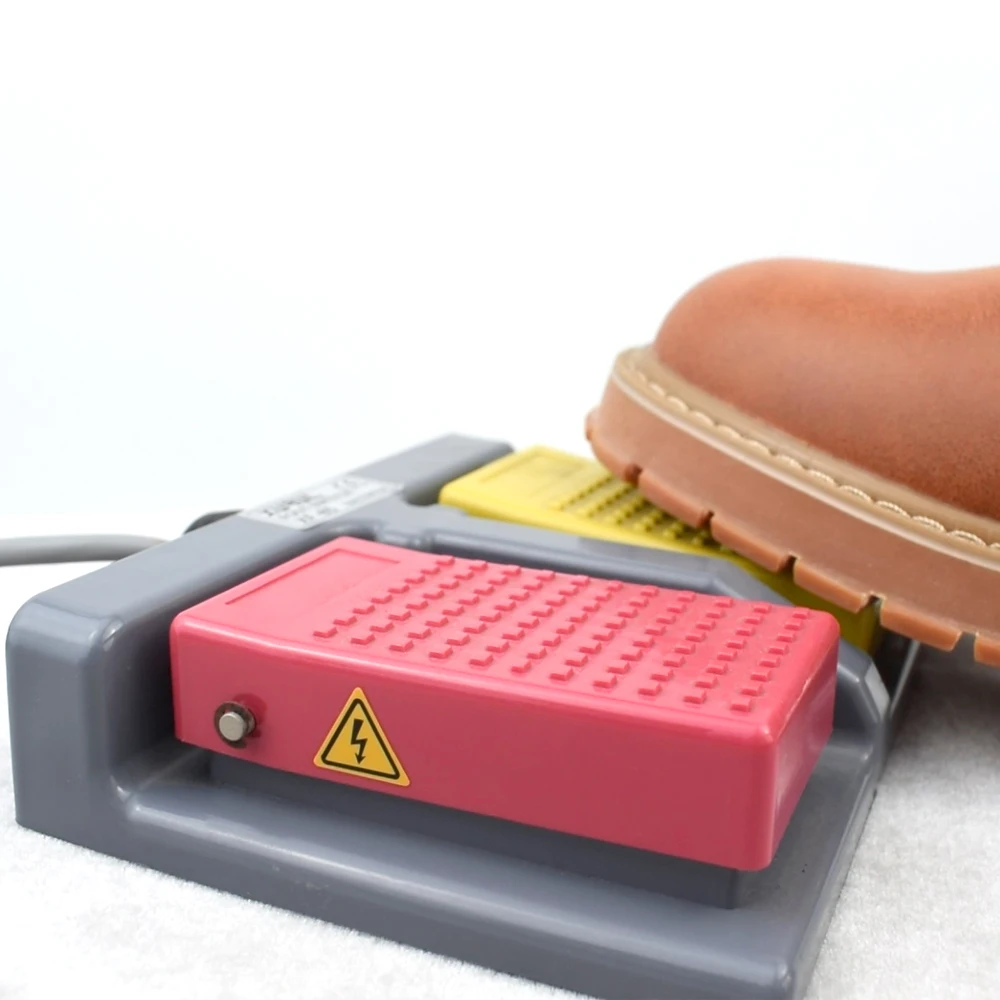 ABS plastic 10A 250VAC foot controller double pedal foot switch