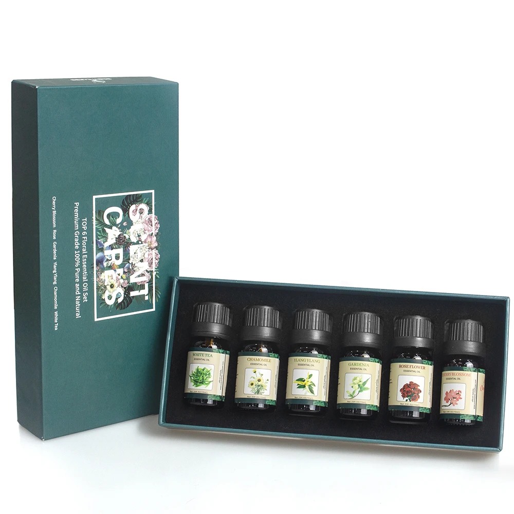 100% Pure Natural  Therapeutic Premium Grade Aromatherapy Fragrance Private Label Organic Essential Oil Box