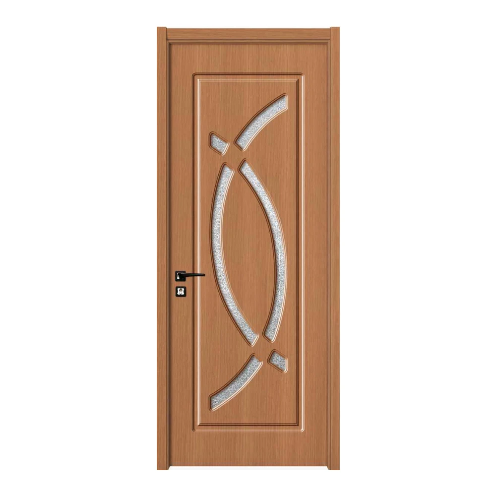 High Quality Latest Main Gate  Wood Glass Door
