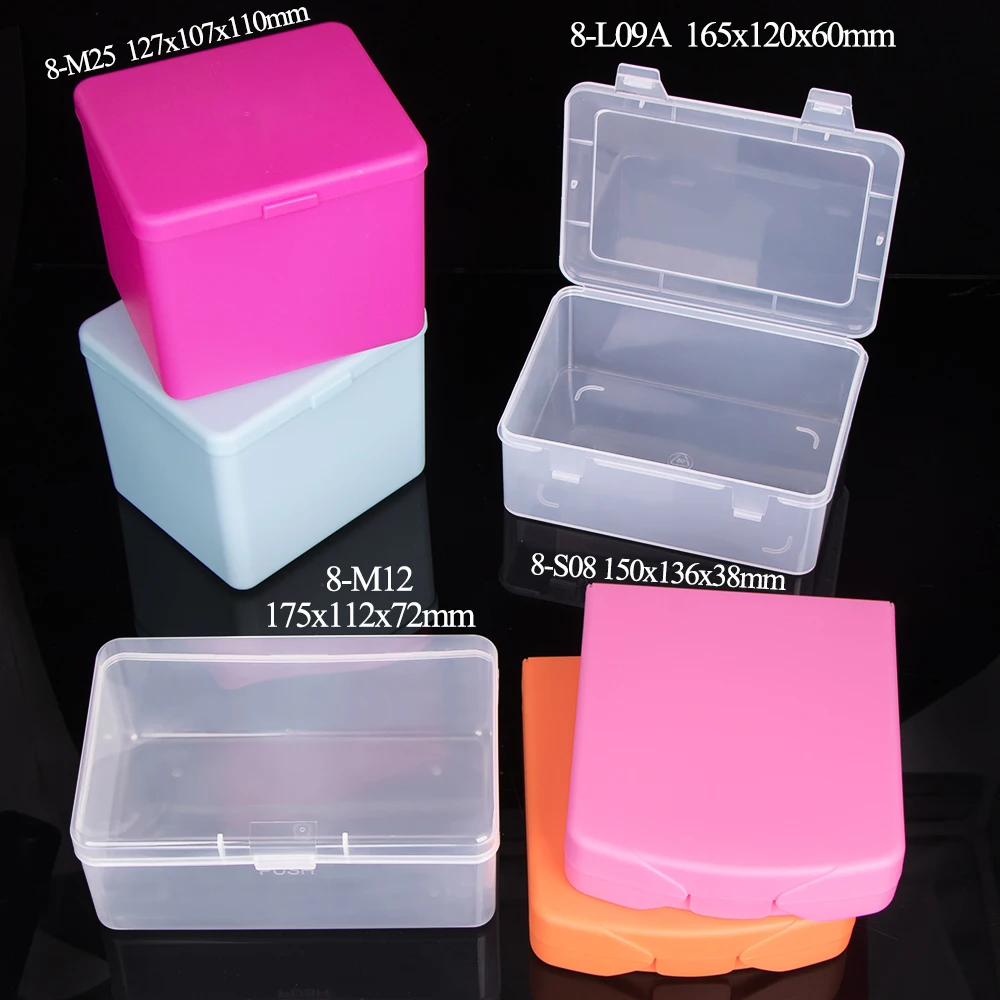 SUNSHING Clear Plastic Box Rectangular Box Screwdrivers Bits Tools Packing Storage Cases Container For Craft Jewelry Fishing