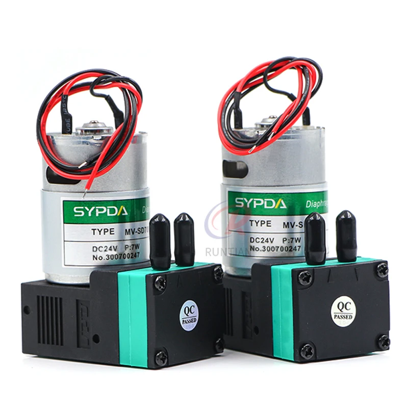 SYPDA DC 24V 7W Air Pump for Flora Handtop Kingt MV-SD700E Ink Pump for Inkjet Printer Vacuum Pump