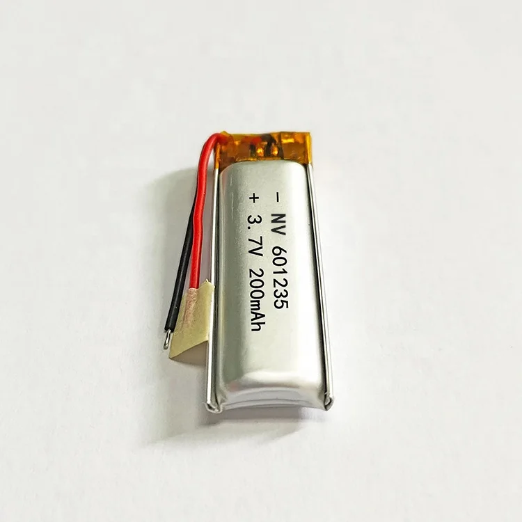 Оптовая продажа lipo 3 7 В 180 мАч 200 0.67wh 601235 300 аккумуляторная батарея gps