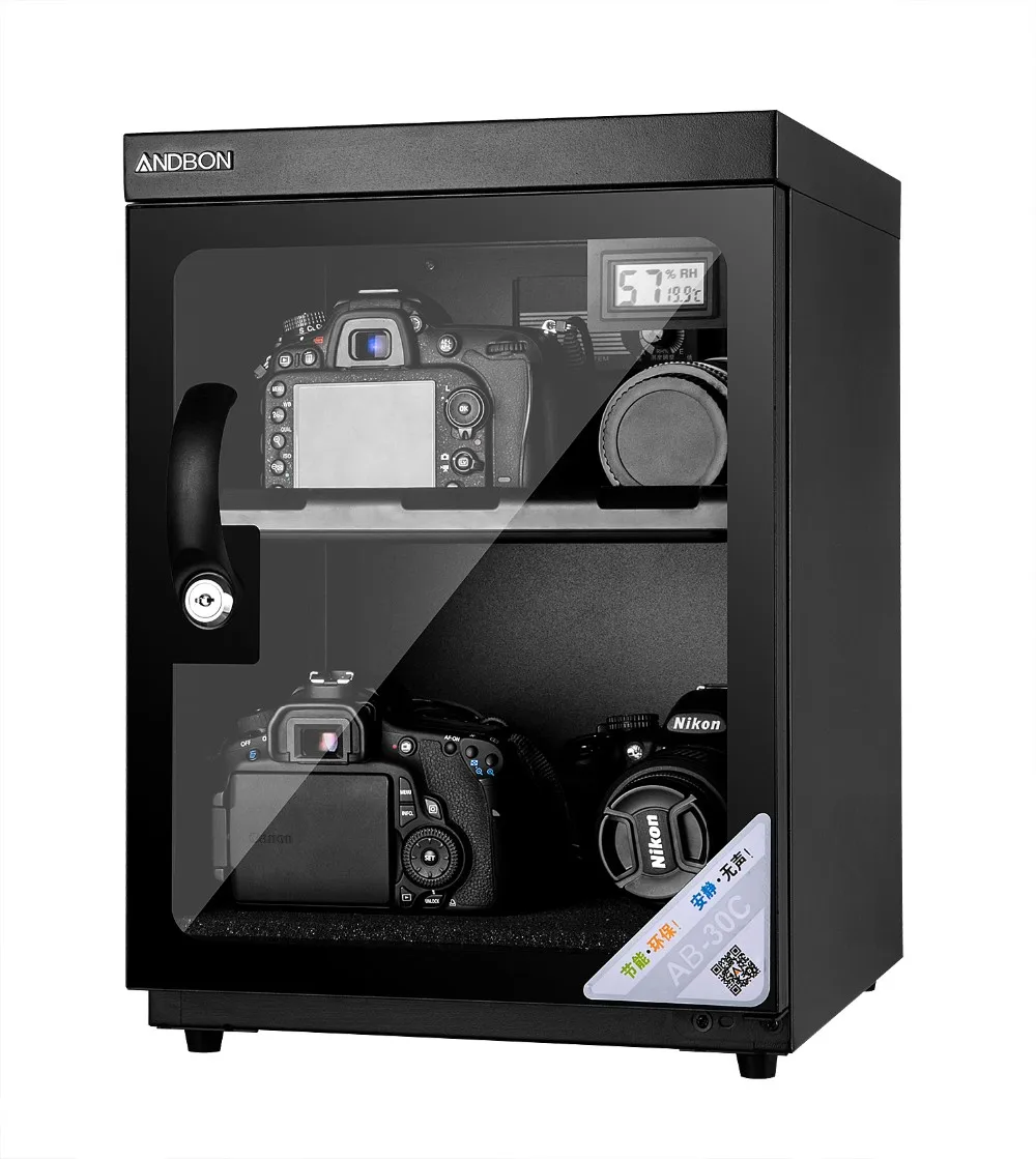 ANDBON 30 liter dry age cabinet Dehumidifier dry box for camera lens