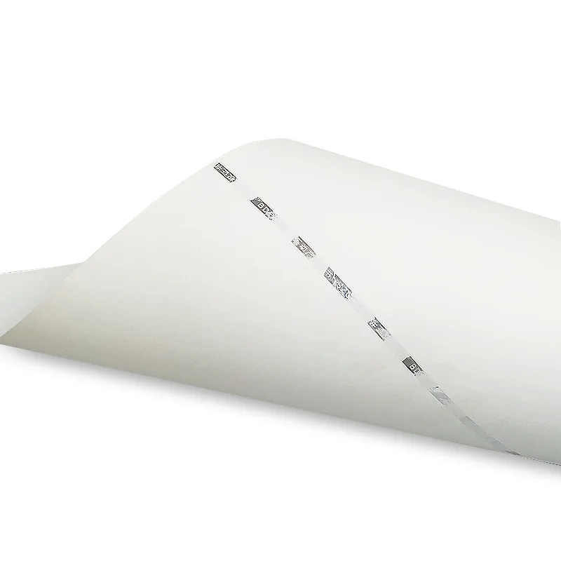 indian Custom high quality banknote cotton paper security thread with thread and watermark