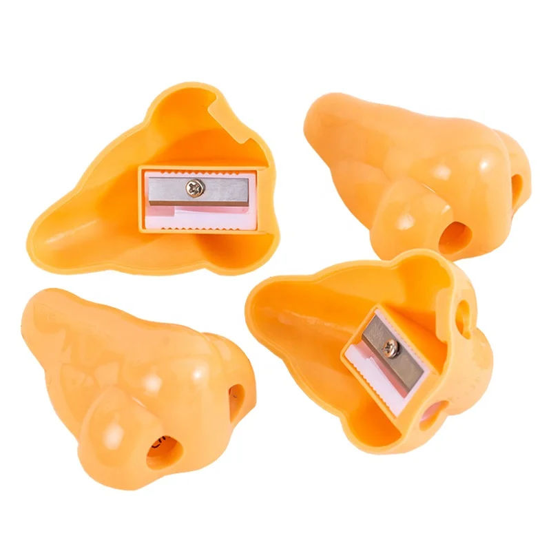 Милый большой нос с одним отверстием ручной точилка для карандашей на заказ школы и детей