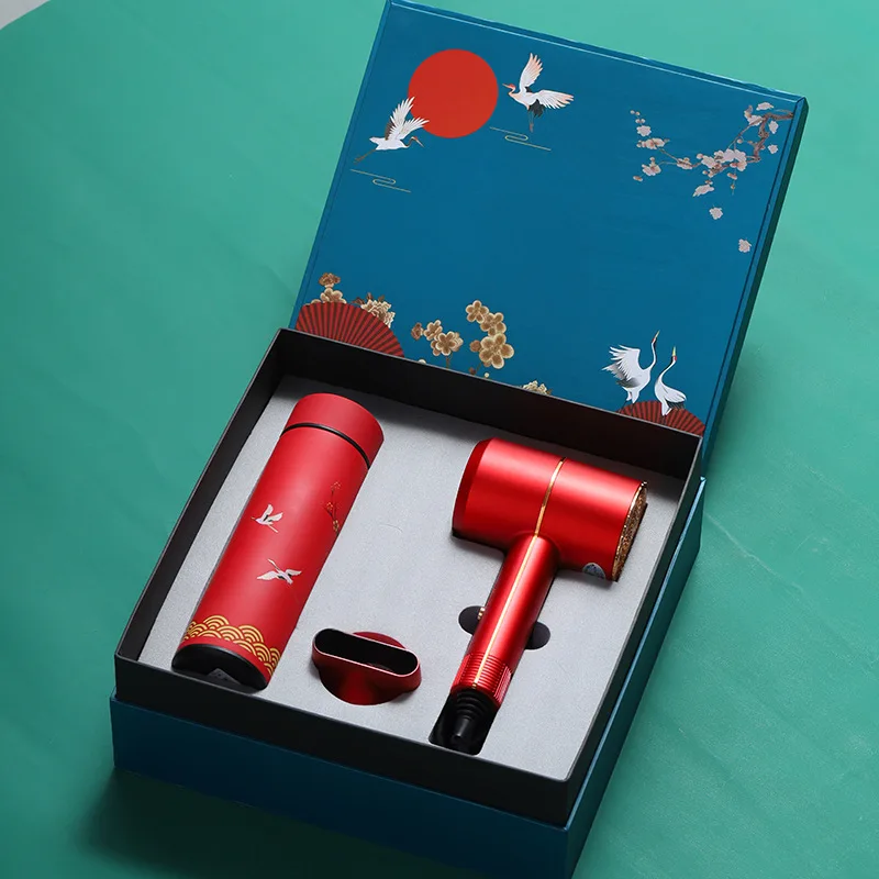 Practical business gifts enterprise publicity car insurance to send customers thermos set printed logo