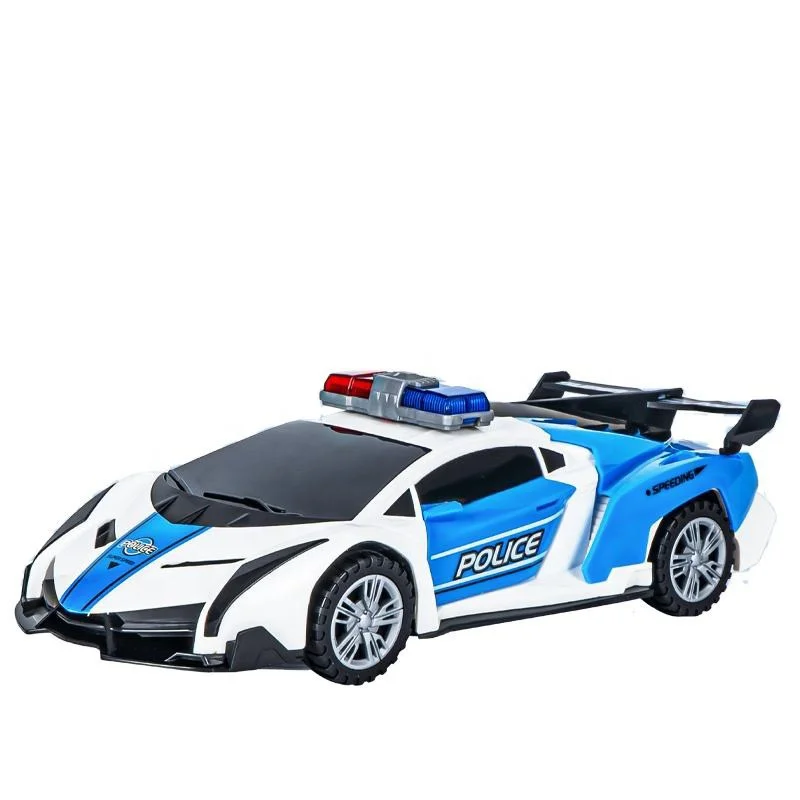 Kids Deformation Series Universal Stunt Car 360 Degrees High Speed Rotating electric cars Light Music friction toy vehicle