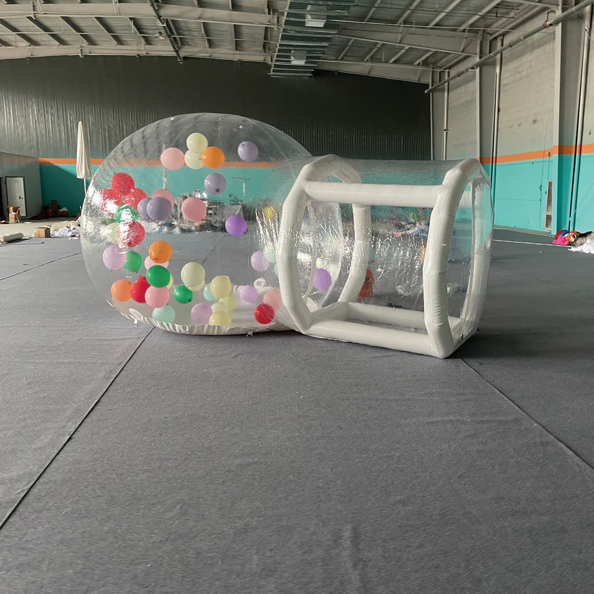 Custom PVC Transparent Clear Inflatable Bouncy Balloon Dome Event Glaming Tent Boubble House for Kids