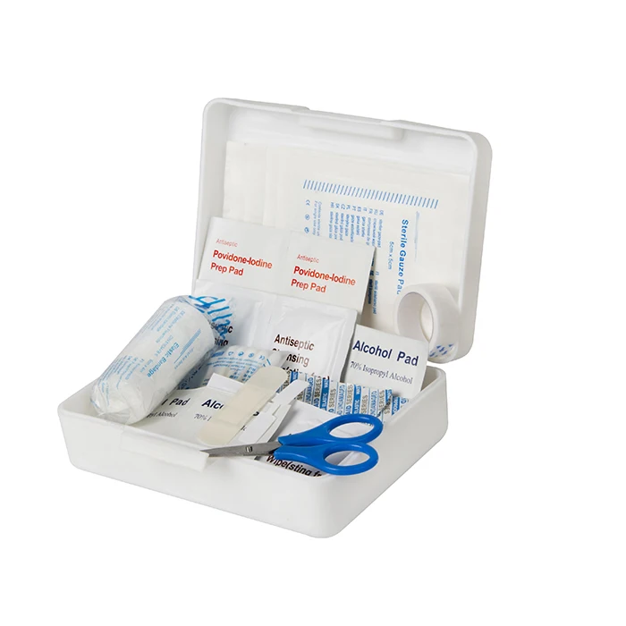 Metal household medical family first aid kit/box