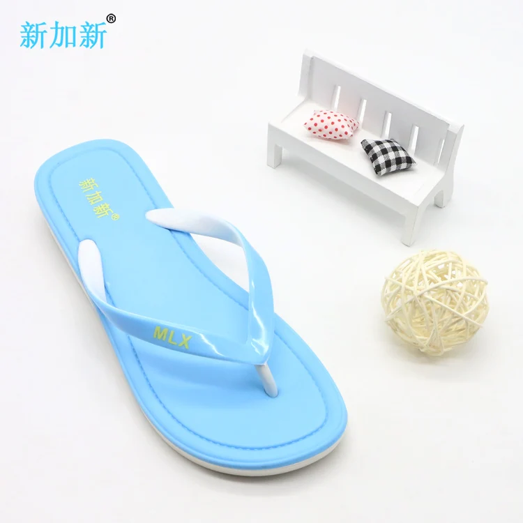 Wholesale Fashion Hot sell PVC Part Rope Customs Slippers Flip Flop For Women