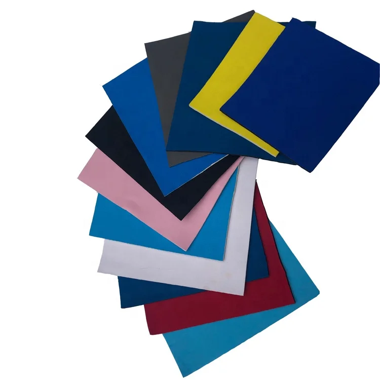 WST Free Samples Customized Thin 2mm 3mm 5mm 7mm Neoprene Foam Rubber Sheet Neoprene By The Meter