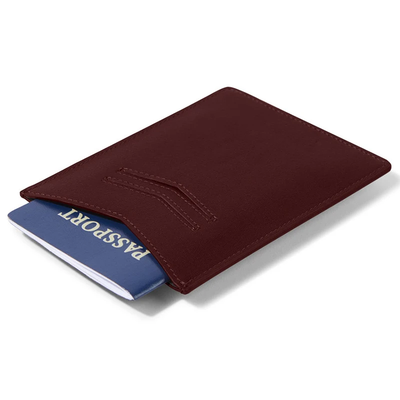 Minimalist Leather Passport Holder Cover Credit card sleeve Passport Sleeves
