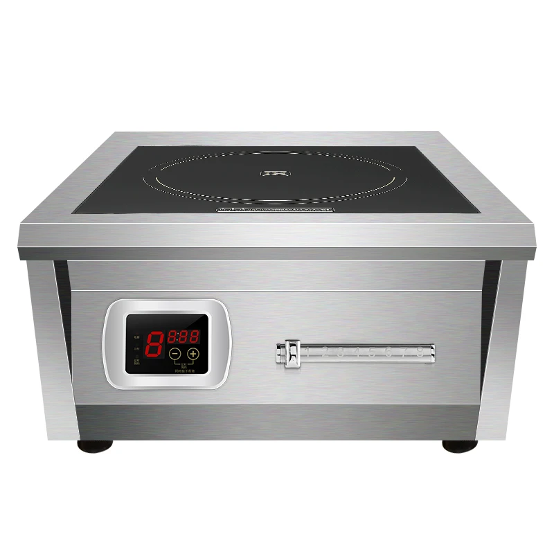 In-Smart 8000kw high power commercial induction cooker wide cooking stove electric flat soup stock pots kitchen restaurant sale