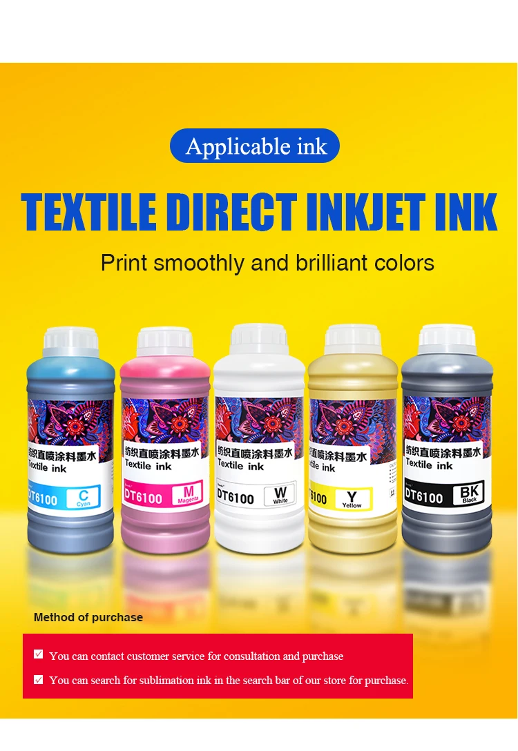 High quality  Dtg t- Shirt Printing Machine A3 6 Colors 3d Photo Effect Textile Printer Use For Fabric Printing