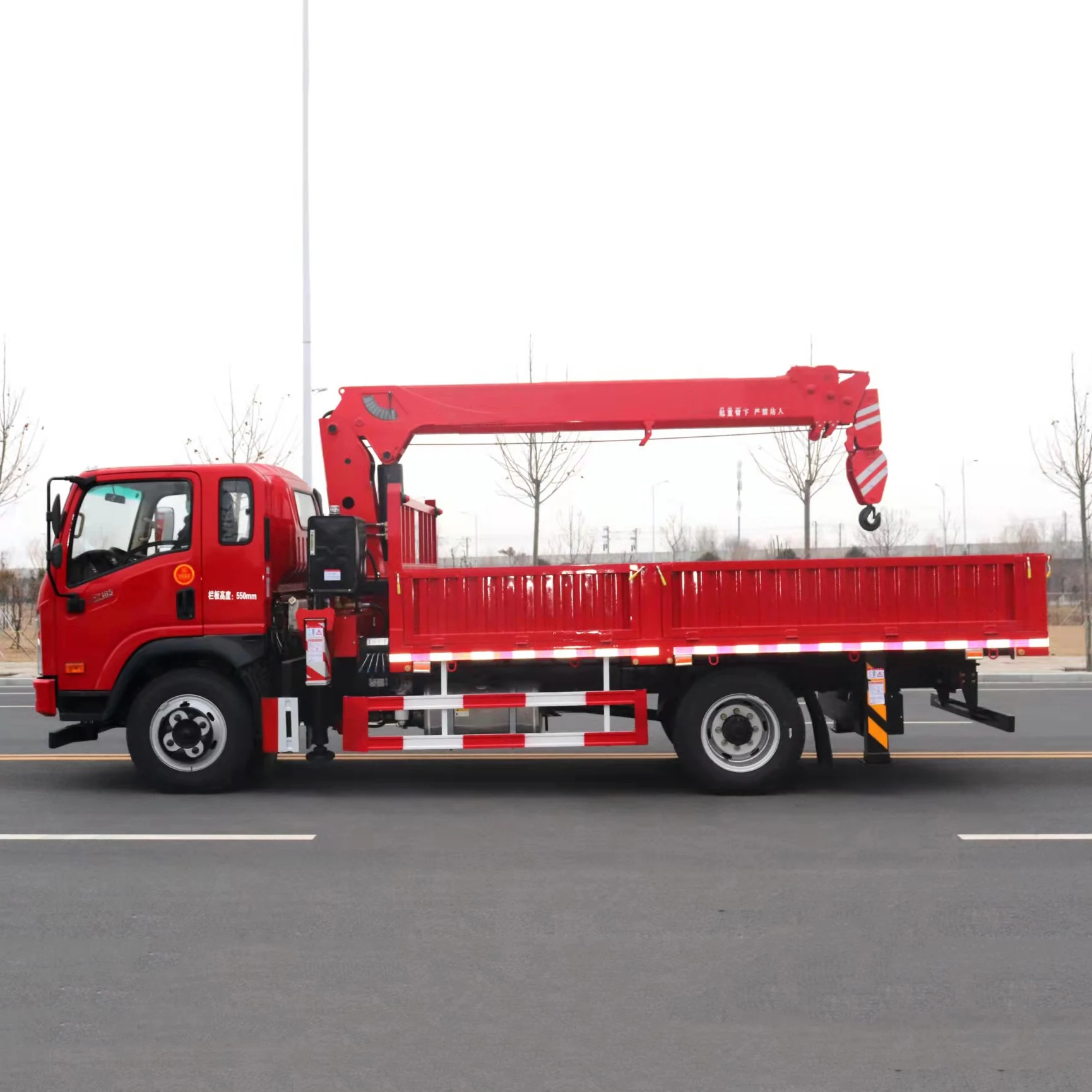 Zory-Lift 2024 New Construction Machinery 5 Ton 6 Ton Truck Loader Crane Mobile Hydraulic Telescopic Boom Crane Truck