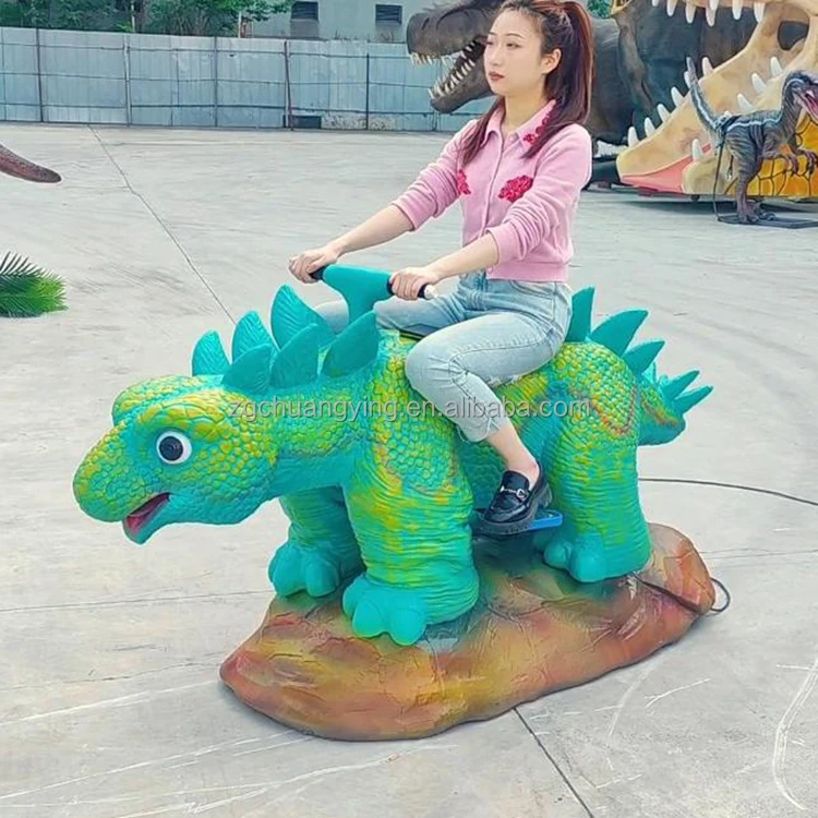 amusement park electric coin operated dino animal ride for mall