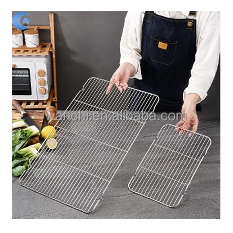 High quality rectangular stainless steel barbecue mesh oven grille