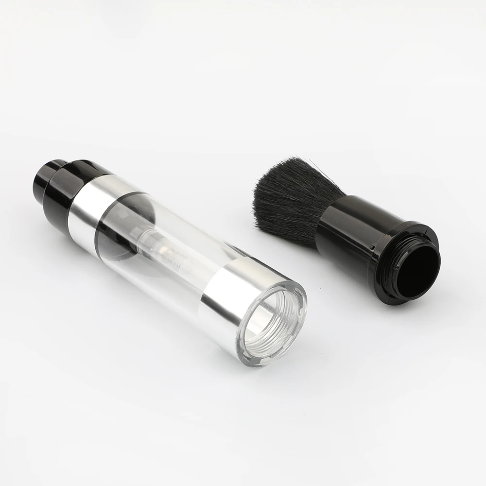 Hot Sell OEM Body Dispensing Refillable Powder Brush Custom Hair with Private Label