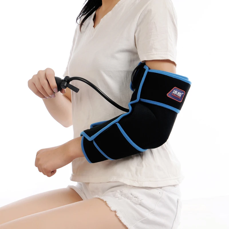 Compression Ice Pack for Knee Cold Therapy for After Knee Surgery and Pain Relief Inflatable Brace with Air Pump