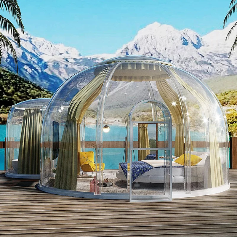 Bulle Glamping Transparent Round Dome Hotel Tent