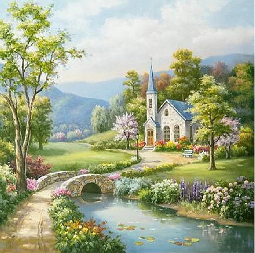 Wholesale Diy Painting by Number Sets  Oil Painting Hand-painted for Home Decor Unique Gift
