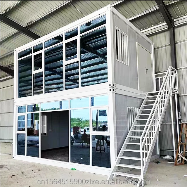 Container Bathrooms Prefab Restroom Easy assemble Street Toilets Customized Container WC Tiny Prefab Drainage System Urinals