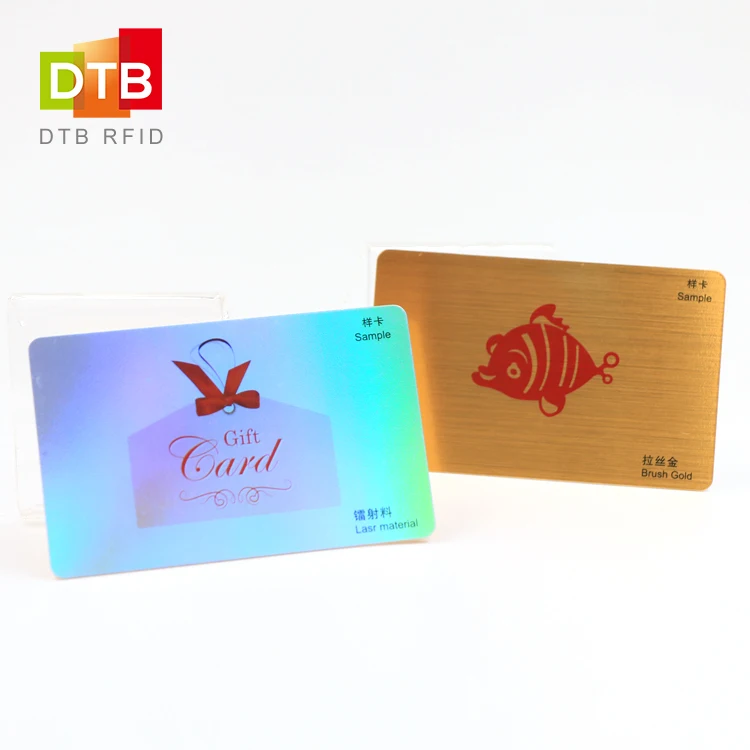 Custom  Rfid Smart Card With Chip Printable Transparent Nfc Business Card