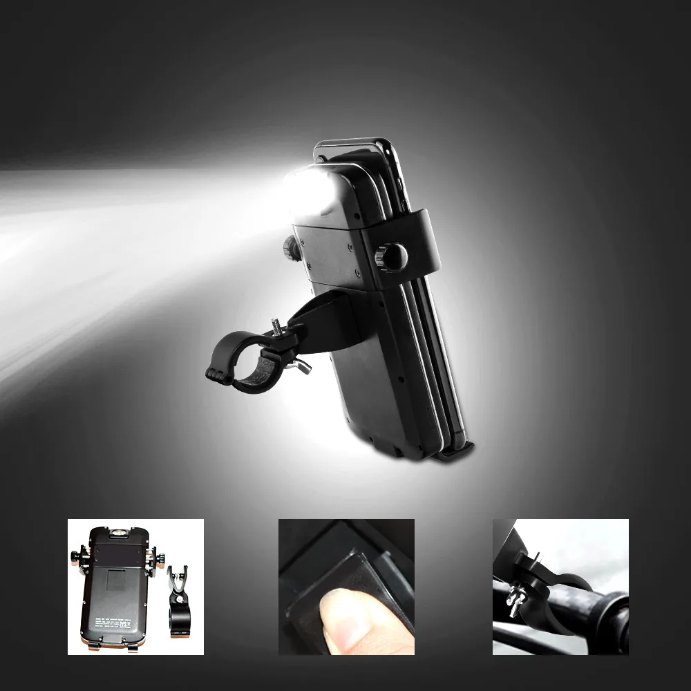
Bike Motorcycle Power Bank Mobile Wireless Charger Portable 2 in 1 with Phone Mount Clamp Holder 