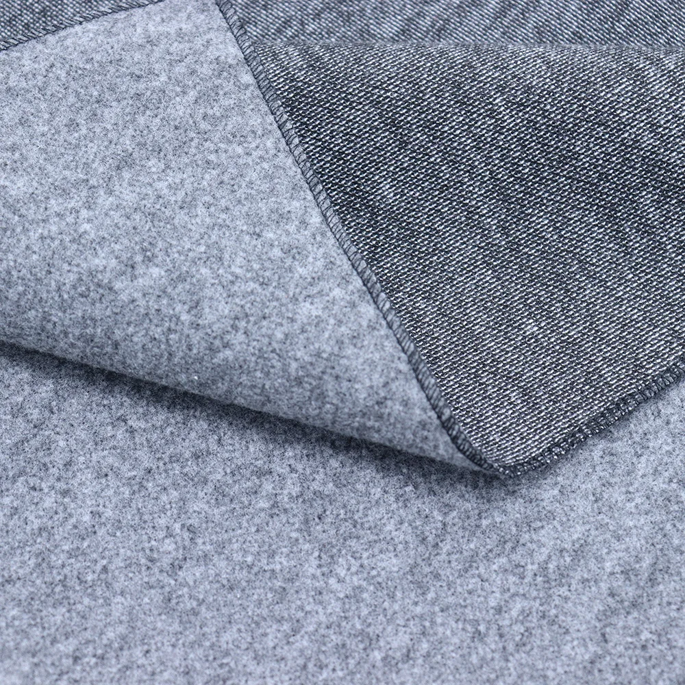 ready stock yarn dyed birdseye fancy poly woolen tweed fabric China