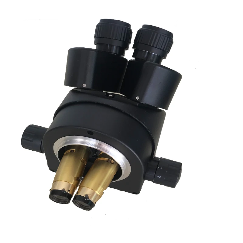 Double arm Boom 3.5-180X Stand Synchronous focus Continuous Zoom Trinocular stereo microscope jewelry for repair
