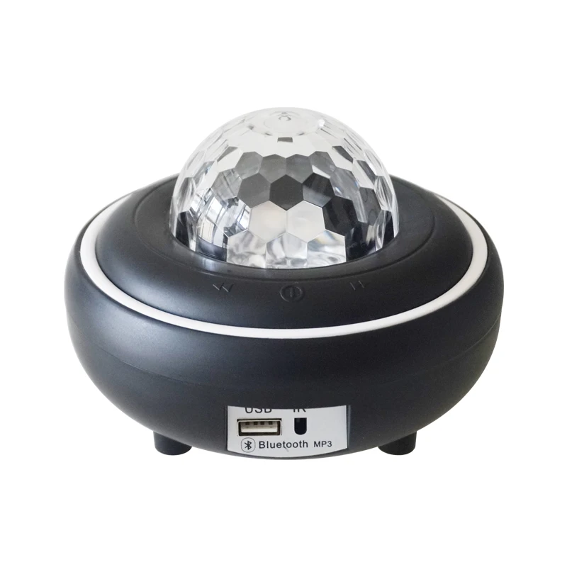 Star Light Projector LED Music Light Package Shipping Rotation Wave Night Light Built-In mMsic Player Star Projector