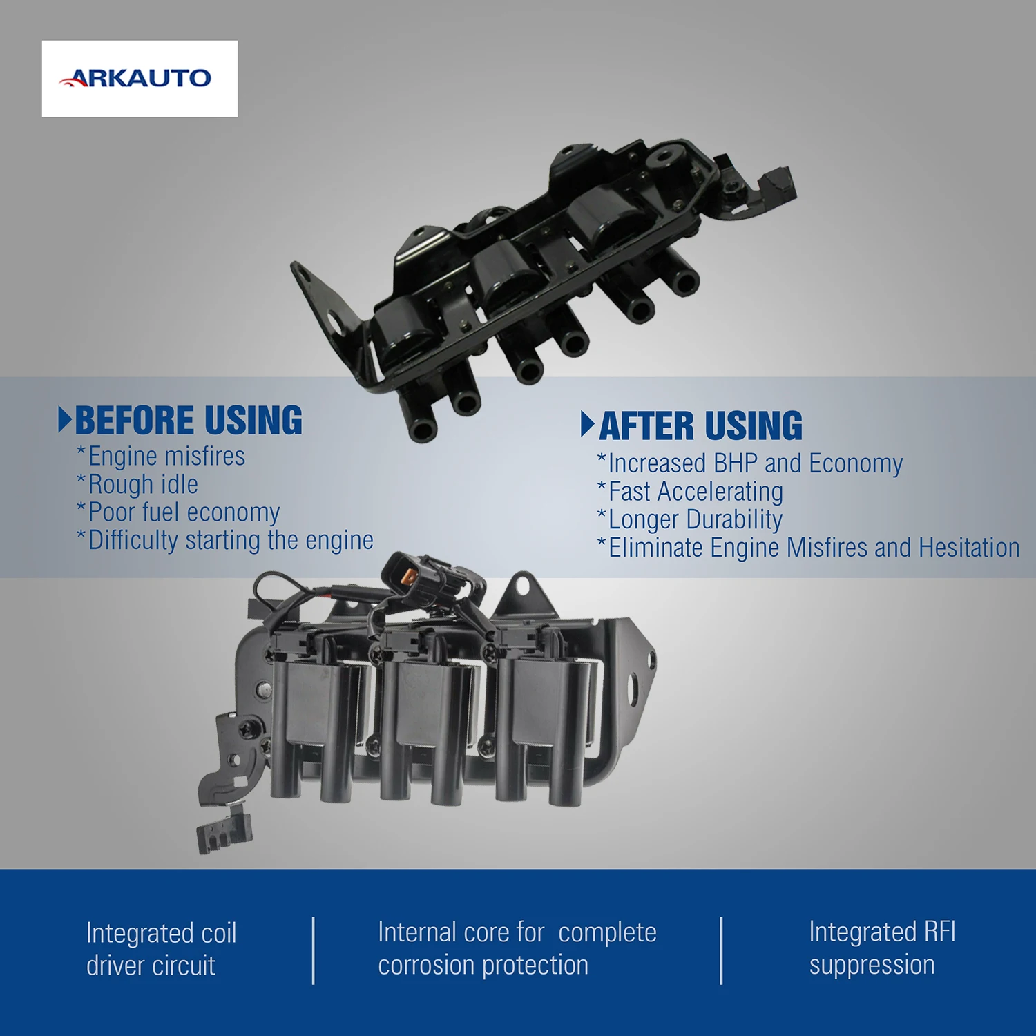 IGNITION COIL 27301-37150 2730137150 UF-498 UF498 C1501 FOR HYUNDAI Coupe Sonata Trajet Santa FE Tucson KIA Sportage 2.7 G6BA