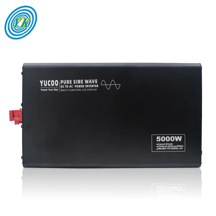 Pure sine wave 24v 48v 60v 72v to 220v 5000w dc ac solar inverter and converter