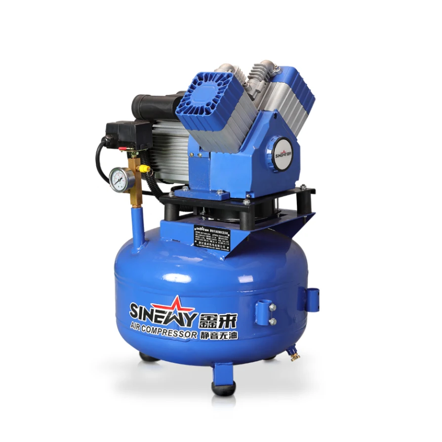 Высококачественный бесшумный безмасляный стоматологический воздушный компрессор 50 л