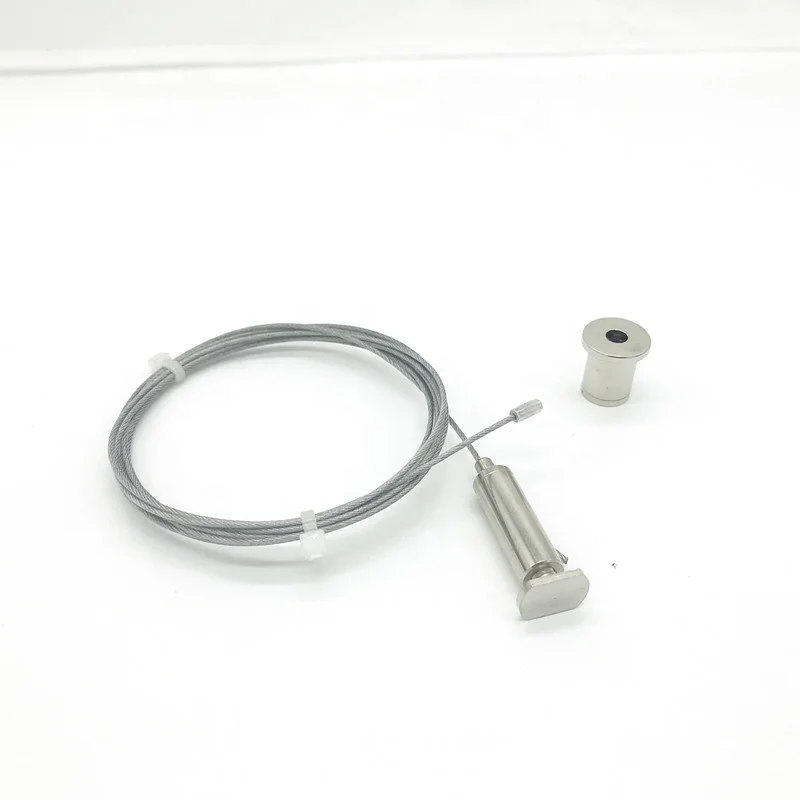 Suspension kit comes with 2 assemblies, one cable gripper and wire rope specialist in hanging system