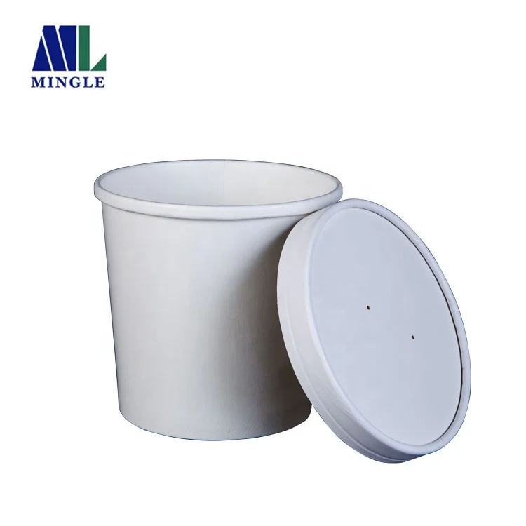 
Biodegradable Food Container Disposable Paper Soup Cup Recyclable Cups 