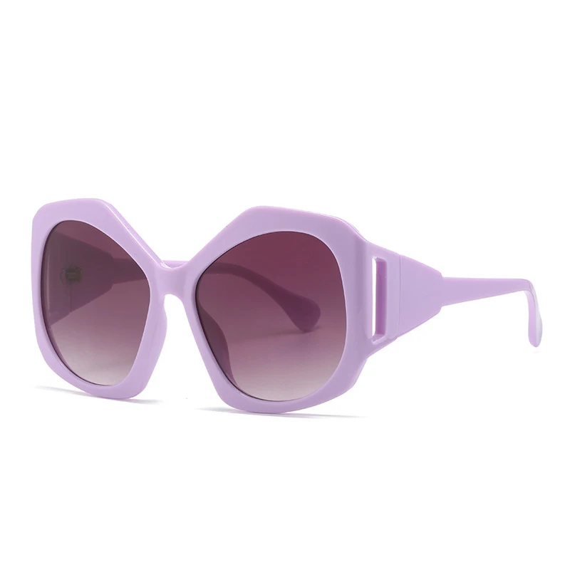 NWOGLSS 1222 Oversized Cat Eye Glasses Colorful Summer Shades Sunglasses
