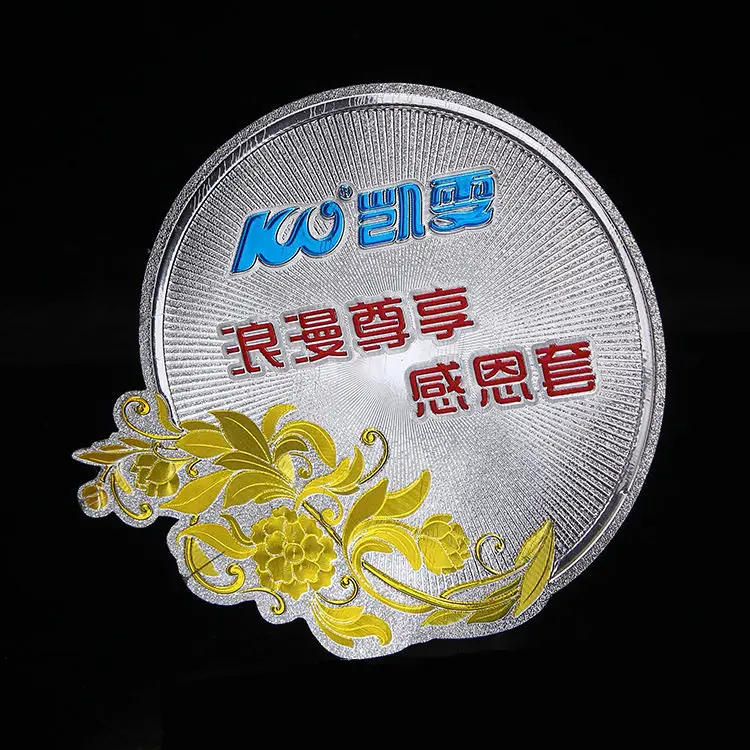 
High quality stickers label glossy electroplating sticker custom die cut stickers cheap price 