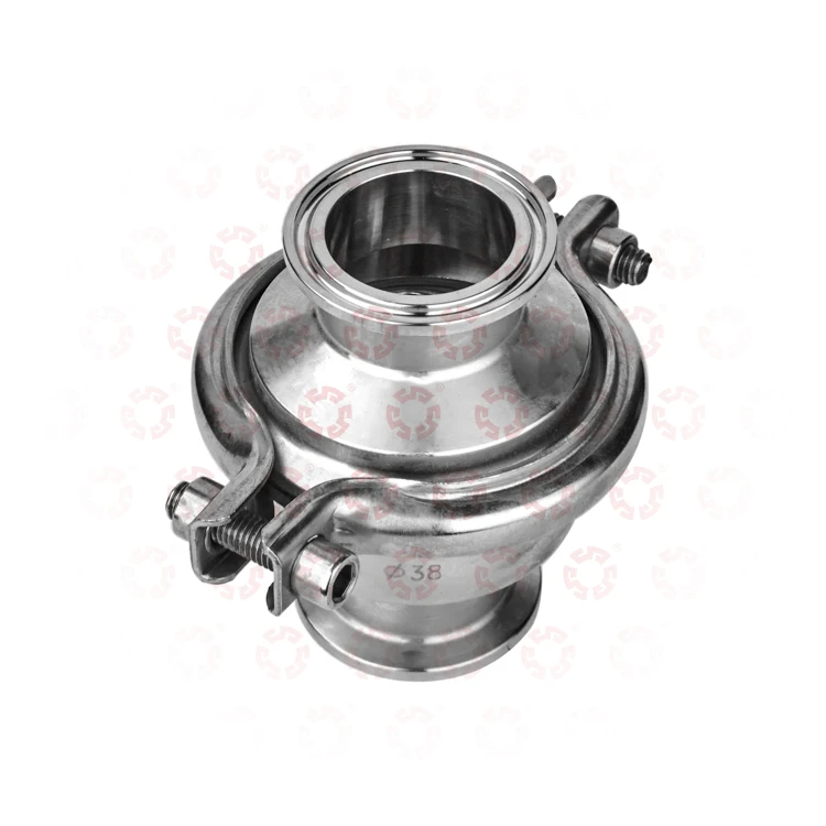 DN15-DN200 anitary Stainless Steel 304/316L One Way Valve Non Return Quick-Install Tri Clamp Check Valve