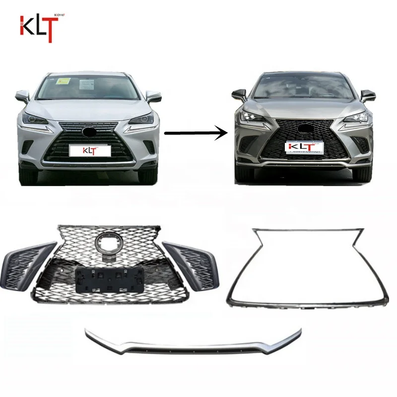 Автомобильный аксессуар KLT, передняя решетка для LEXUS NX 2018-2019 F SPORT с новым полипропиленовым материалом