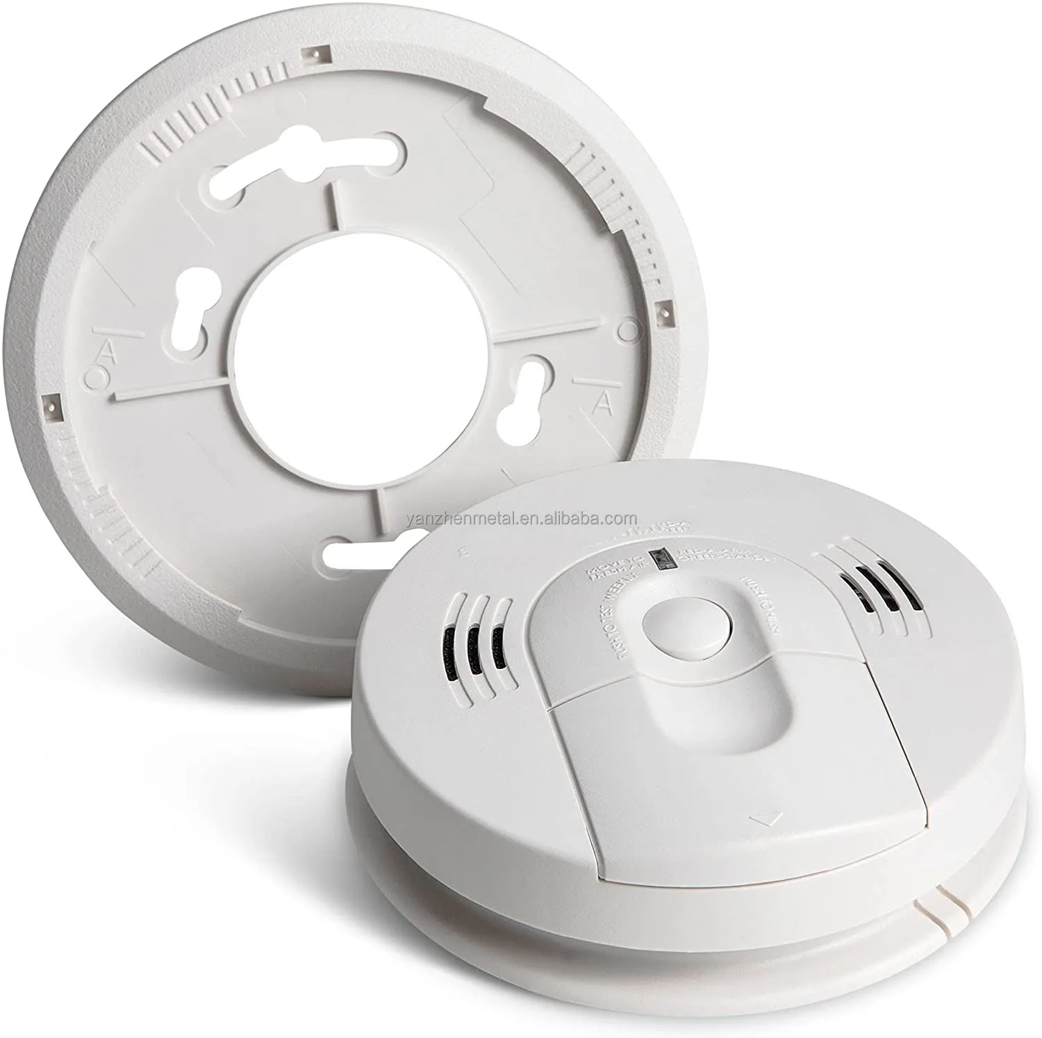 smoke and carbon monoxide detector, battery powered smoke and CO alarm, voice alarm